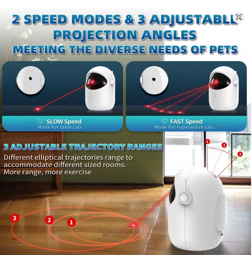 Smart Laser Toy for Indoor Cats - Tested by Pablo🐾